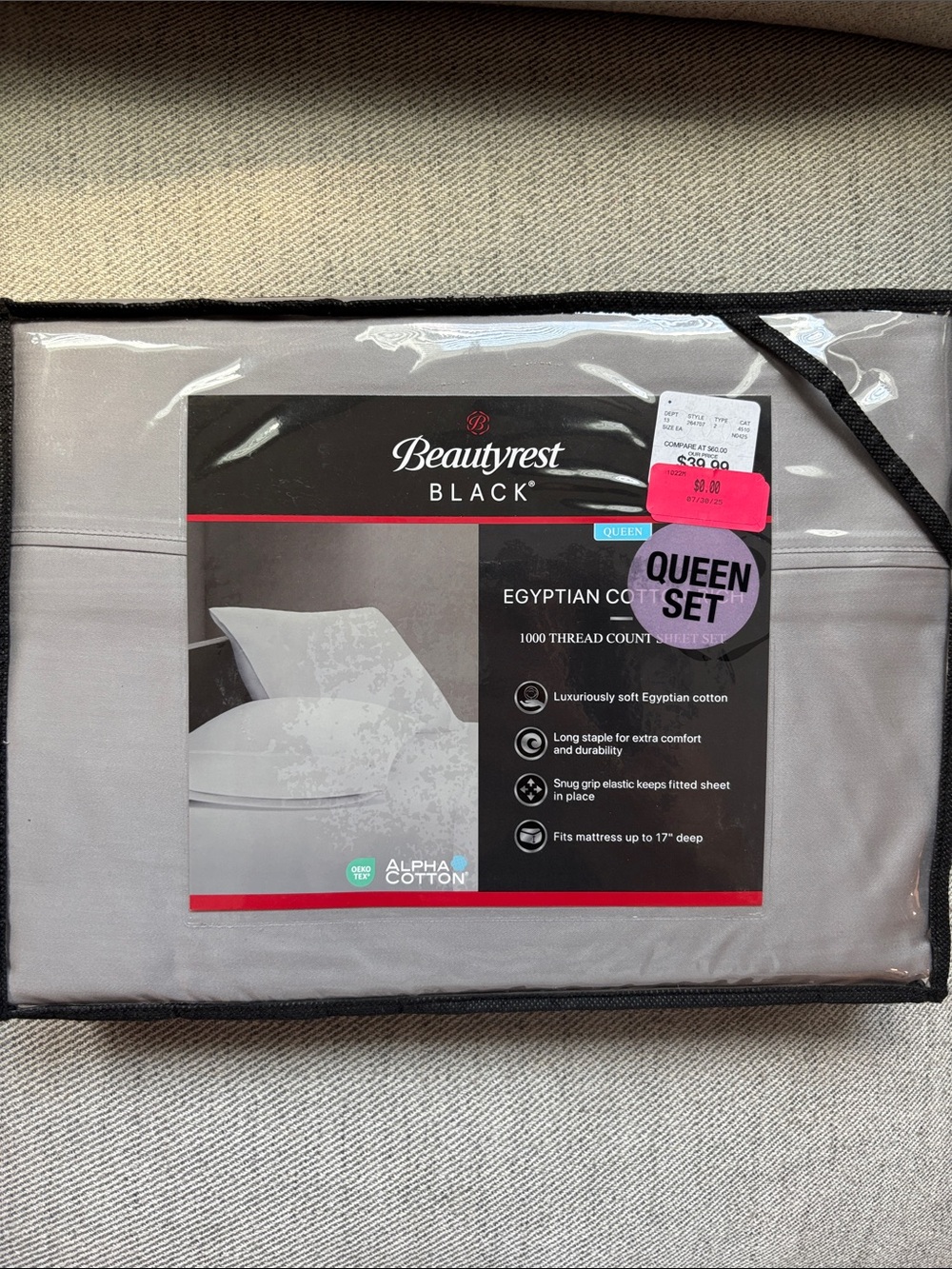 Egyptian Cotton Queen Sheet Set